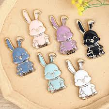 Universal Finger Ring Phone Holder Desktop Ultra-thin Cartoon Rabbit Phone Stand Foldable Buckle Adhesive Pull Rod Support Frame